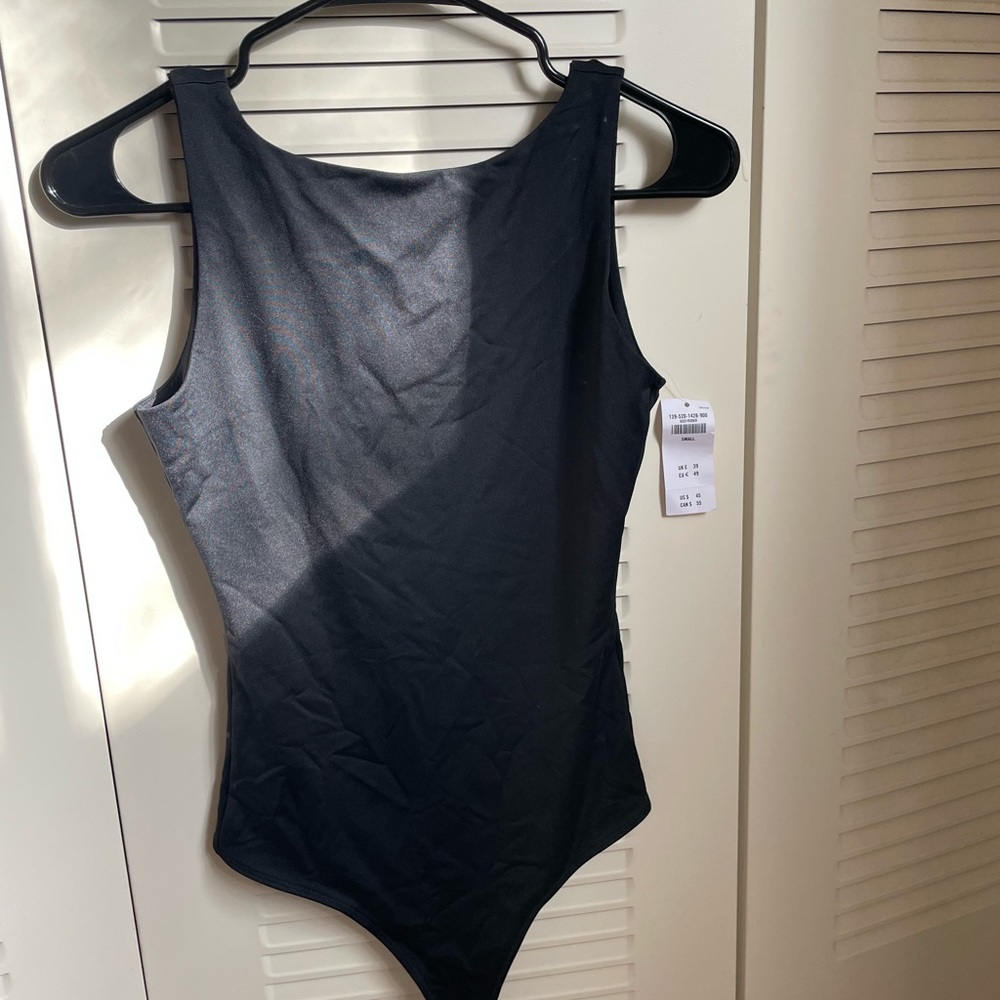 Abercrombie low back black bodysuit